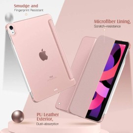 TiMOVO Case for  iPad Air 5th/4th Generation 10.9 inch, iPad Air 5 Case/iPad Air 4 Case, [Support 2nd Gen Apple Pencil Charging] Slim Stand Protective Cover with Auto Wake/Sleep